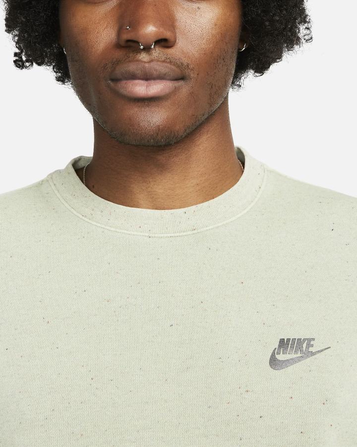 Sudaderas Nike Club Fleece+ Crew Mujer Verde | PMREL-4683