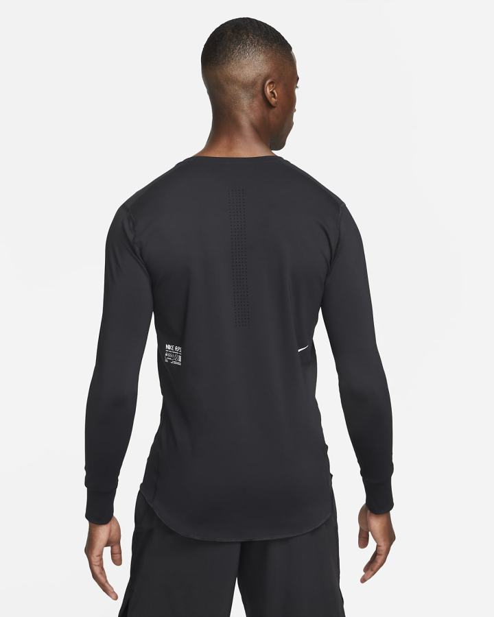Sudaderas Nike Dri-FIT ADV A.P.S. Recovery Training Top Hombre Negras Blancas | WFOCS-9586
