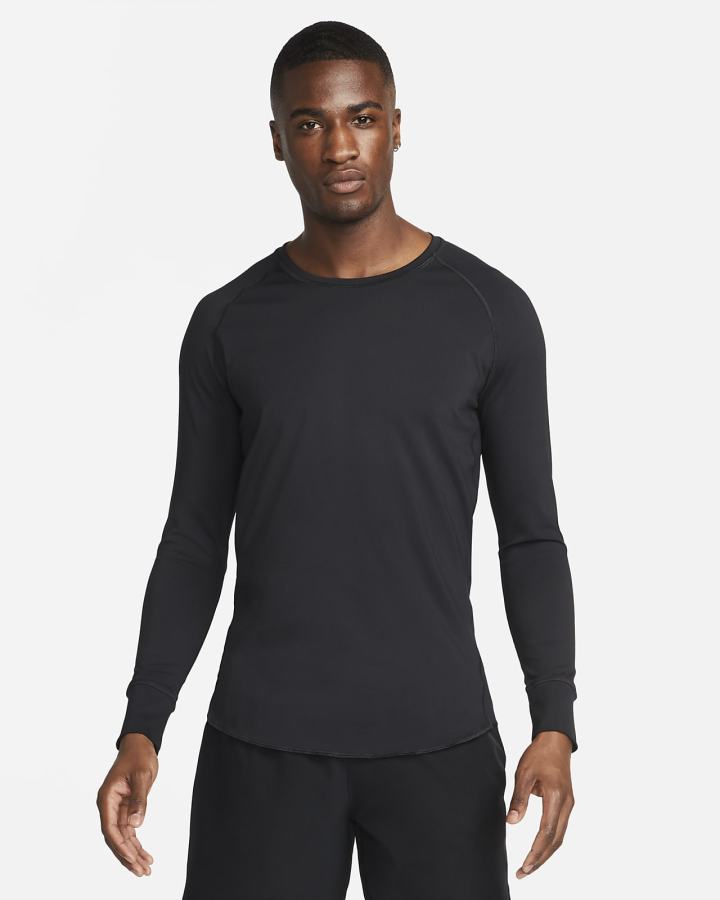 Sudaderas Nike Dri-FIT ADV A.P.S. Recovery Training Top Hombre Negras Blancas | WFOCS-9586