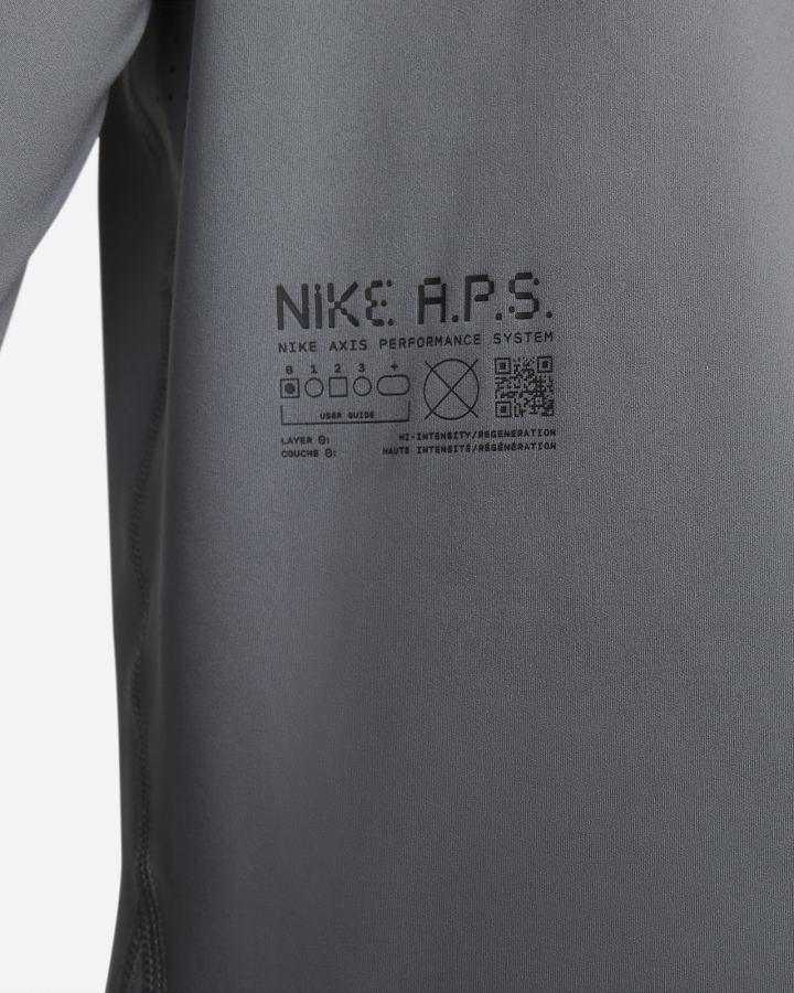 Sudaderas Nike Dri-FIT ADV A.P.S. Recovery Training Top Hombre Gris Negras | WMRLT-0564