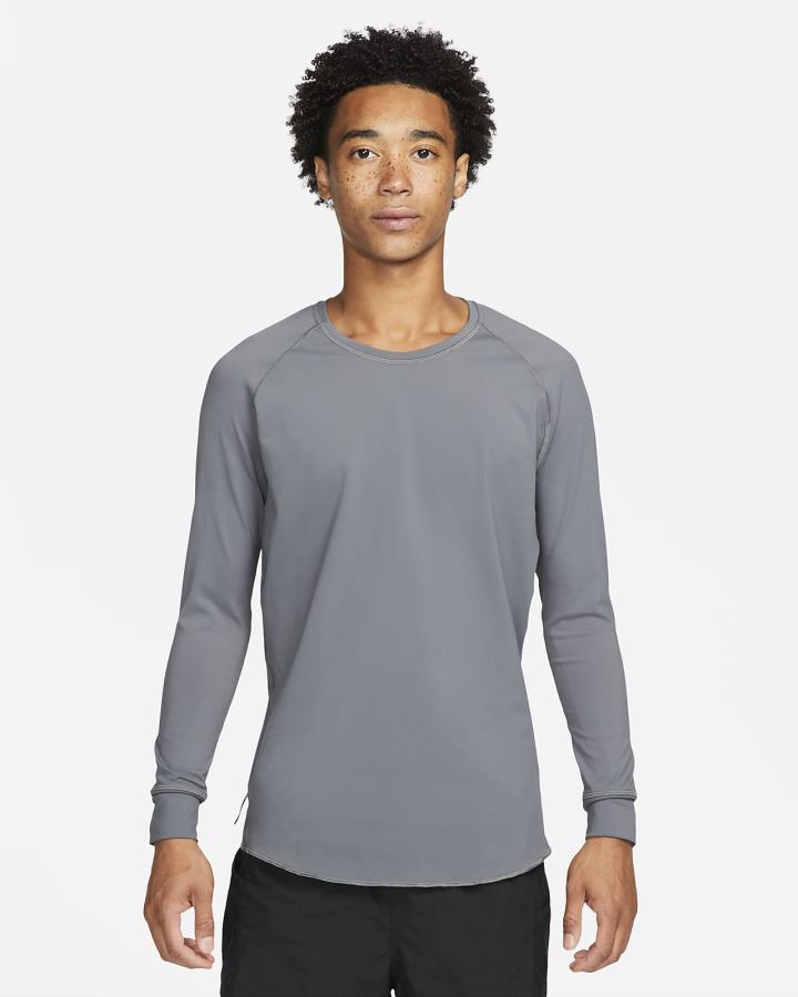 Sudaderas Nike Dri-FIT ADV A.P.S. Recovery Training Top Hombre Gris Negras | WMRLT-0564