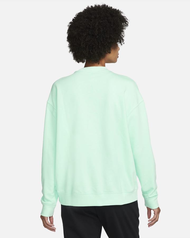Sudaderas Nike Dri-FIT Get Fit Estampadas Crewneck Mujer Verde Menta Blancas | IKAHQ-2376