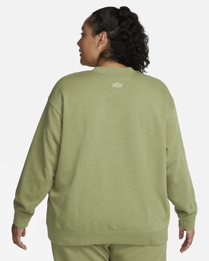 Sudaderas Nike Dri-FIT Get Fit Estampadas Crewneck Mujer Blancas | PZUFG-5904