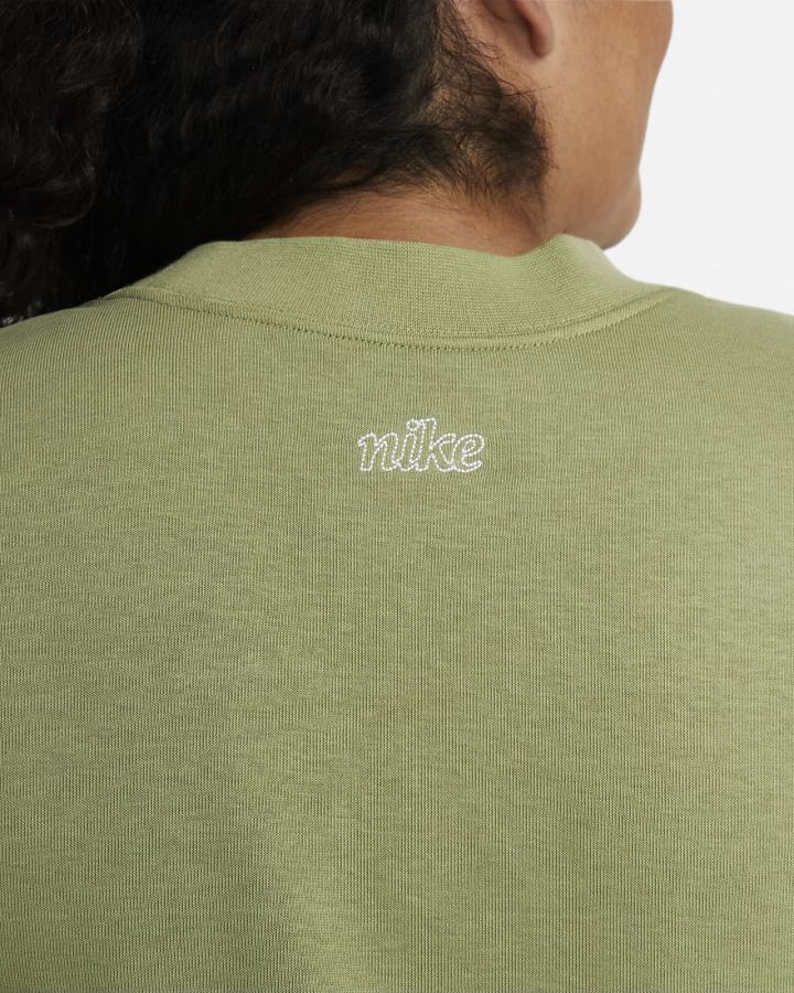 Sudaderas Nike Dri-FIT Get Fit Estampadas Crewneck Mujer Blancas | PZUFG-5904