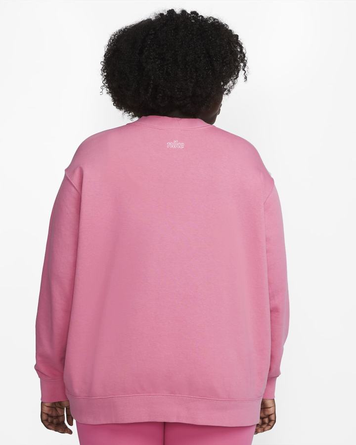 Sudaderas Nike Dri-FIT Get Fit Estampadas Crewneck Mujer Blancas | RGMEO-1247