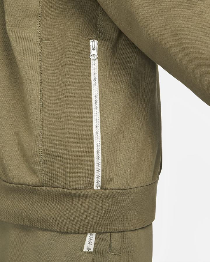 Sudaderas Nike Dri-FIT Standard Issue Basketball Crew Hombre Verde Oliva Blancas | HLWIE-7140