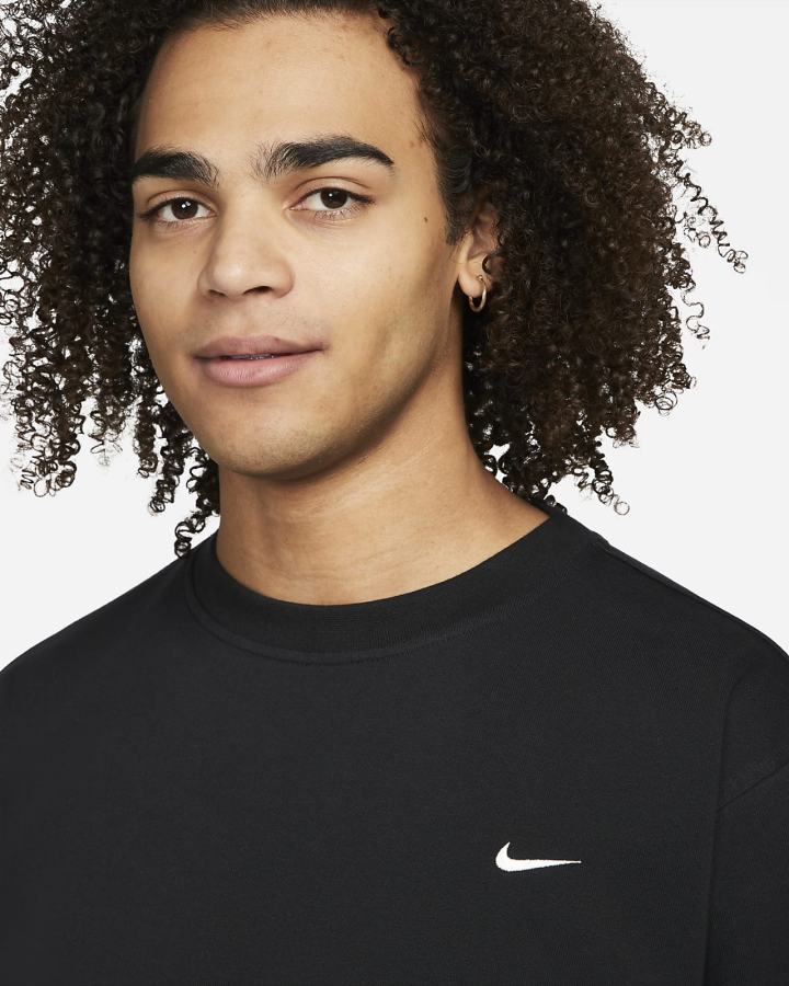 Sudaderas Nike Dri-FIT Standard Issue Basketball Crew Hombre Negras Blancas | IUPSV-7946
