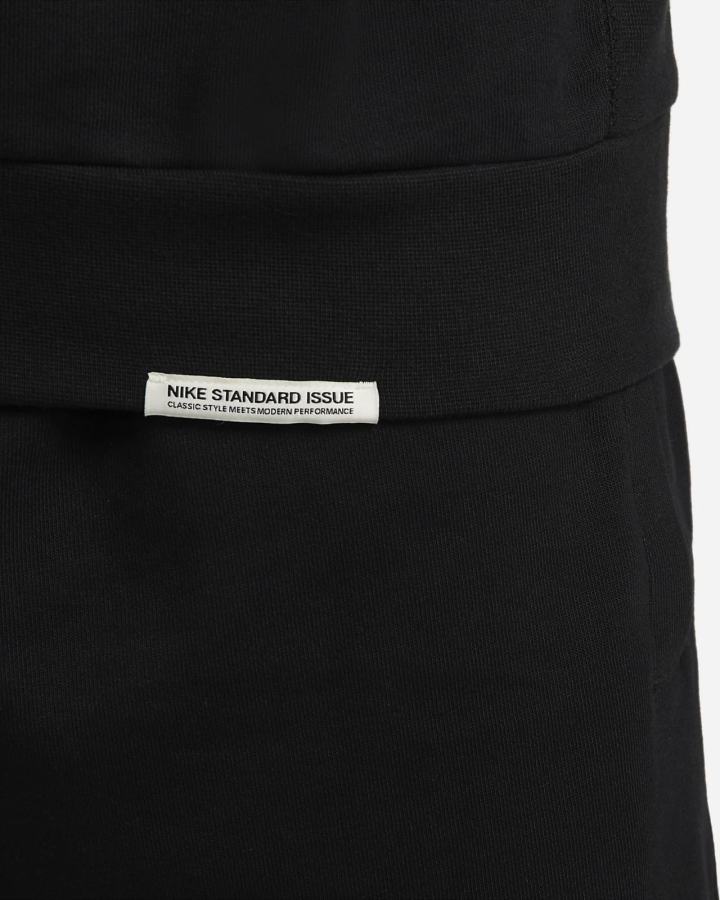 Sudaderas Nike Dri-FIT Standard Issue Basketball Crew Hombre Negras Blancas | IUPSV-7946