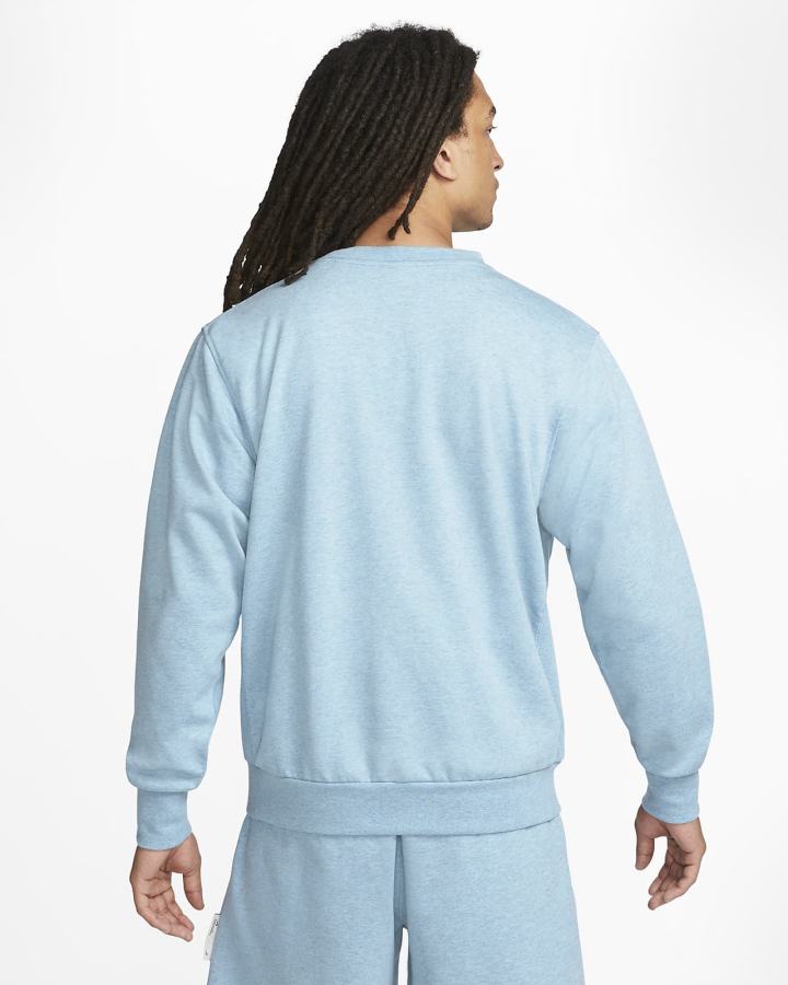Sudaderas Nike Dri-FIT Standard Issue Basketball Crew Hombre Azules Blancas | RDJYZ-1943