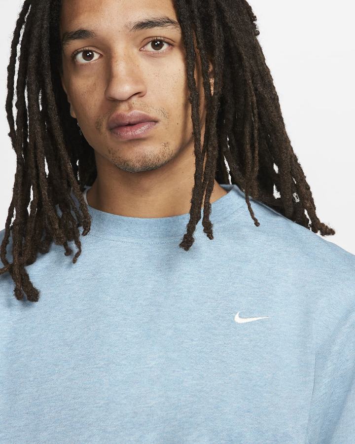 Sudaderas Nike Dri-FIT Standard Issue Basketball Crew Hombre Azules Blancas | RDJYZ-1943