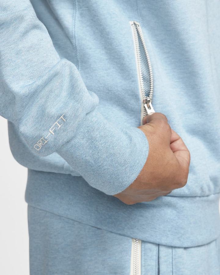 Sudaderas Nike Dri-FIT Standard Issue Basketball Crew Hombre Azules Blancas | RDJYZ-1943