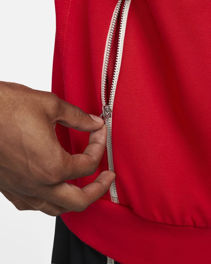 Sudaderas Nike Dri-FIT Standard Issue Basketball Crew Hombre Rojas Blancas | VYPZD-3982