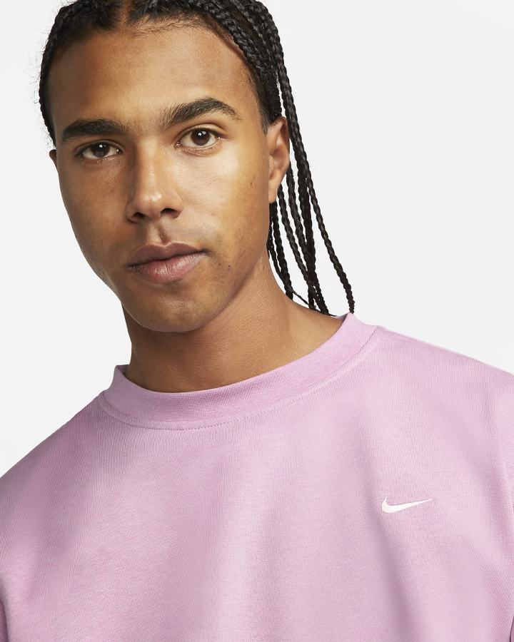 Sudaderas Nike Dri-FIT Standard Issue Basketball Crew Hombre Moradas Blancas | YBLSK-4236