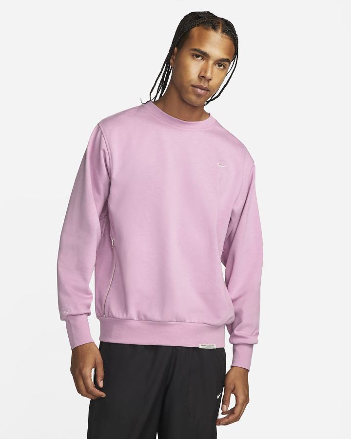 Sudaderas Nike Dri-FIT Standard Issue Basketball Crew Hombre Moradas Blancas | YBLSK-4236