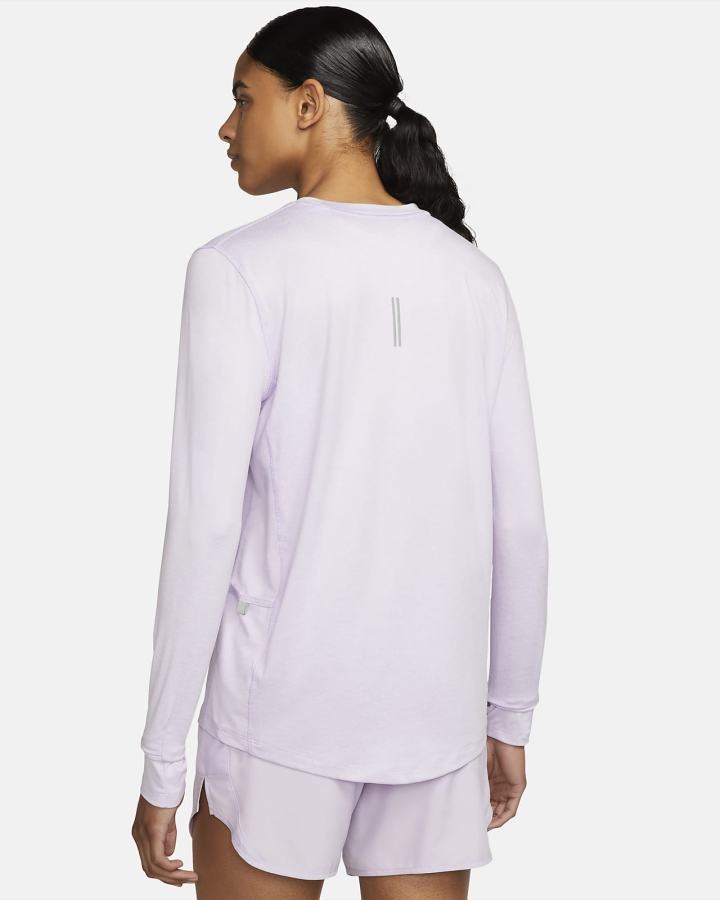 Sudaderas Nike Element Running Crew (Plus Size) Mujer Moradas | BCQLK-2805