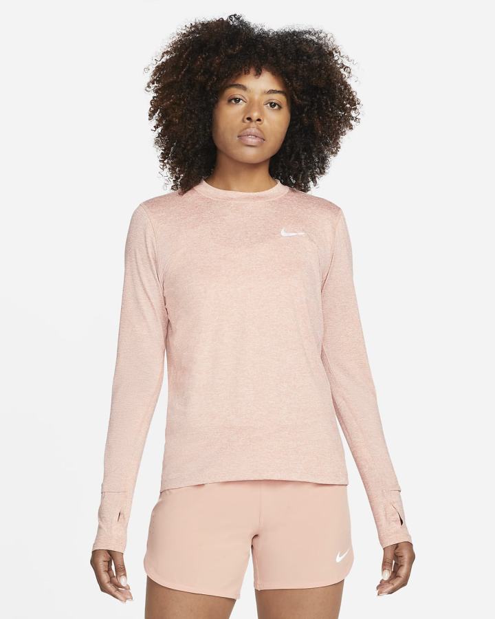 Sudaderas Nike Element Running Crew (Plus Size) Mujer Verde Menta | WMLPA-2846