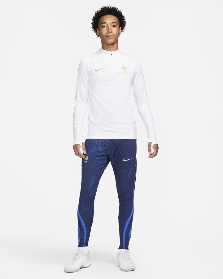 Sudaderas Nike FFF Strike Dri-FIT Knit Soccer Drill Top Hombre Blancas Metal Doradas | LIABQ-4701