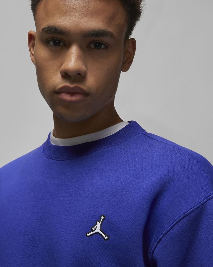 Sudaderas Nike Jordan Essentials Fleece Crew Hombre Blancas | LDPSU-1453