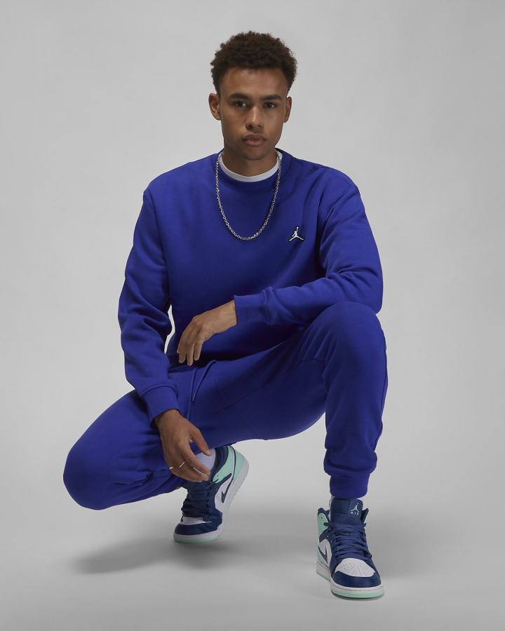Sudaderas Nike Jordan Essentials Fleece Crew Hombre Blancas | LDPSU-1453