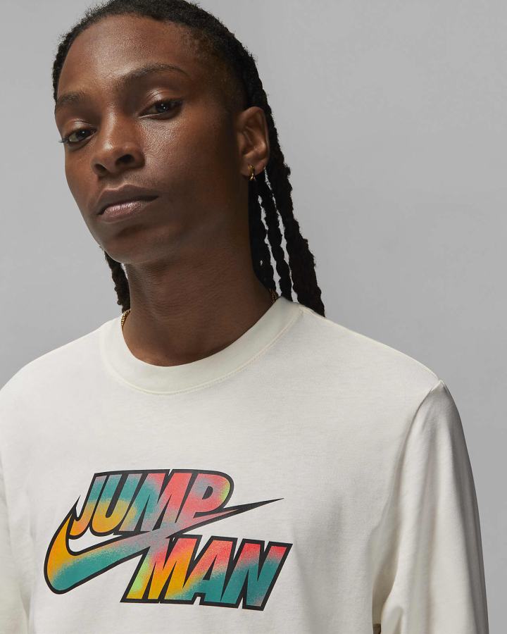 Sudaderas Nike Jordan Flight MVP Long Sleeve Crew Hombre Negras | OAVLG-9280