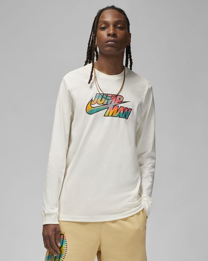 Sudaderas Nike Jordan Flight MVP Long Sleeve Crew Hombre Negras | OAVLG-9280