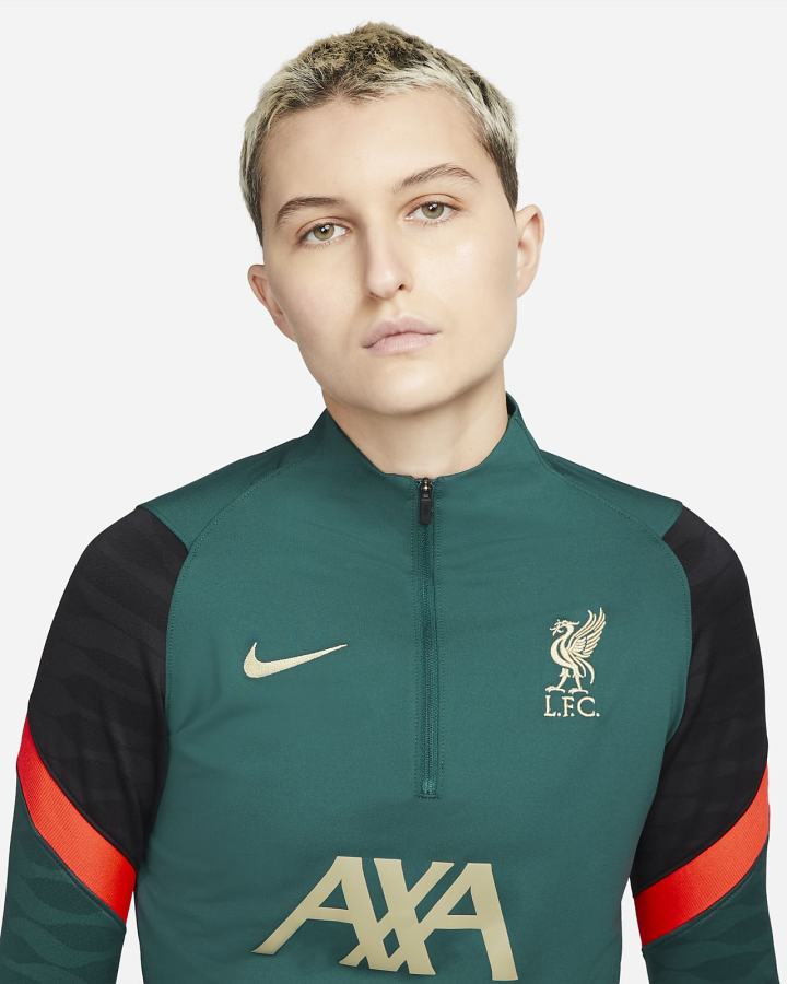 Sudaderas Nike Liverpool FC Strike Soccer Drill Top Mujer Turquesa Rojas Gris | FULAN-0653