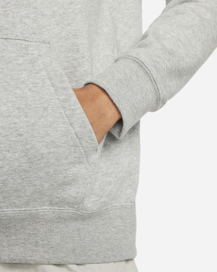 Sudaderas Nike Sportswear Club Fleece 1/2-Zip Mujer Gris Oscuro Blancas | LXUKO-3796