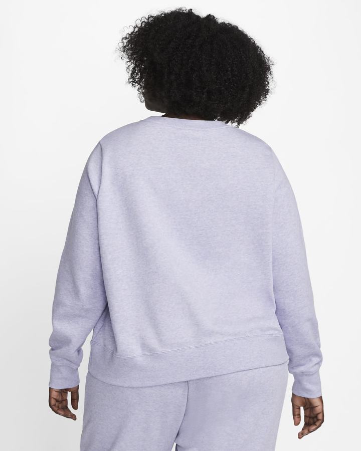 Sudaderas Nike Sportswear Club Fleece Crew-Neck Mujer Blancas | AMGJD-9780