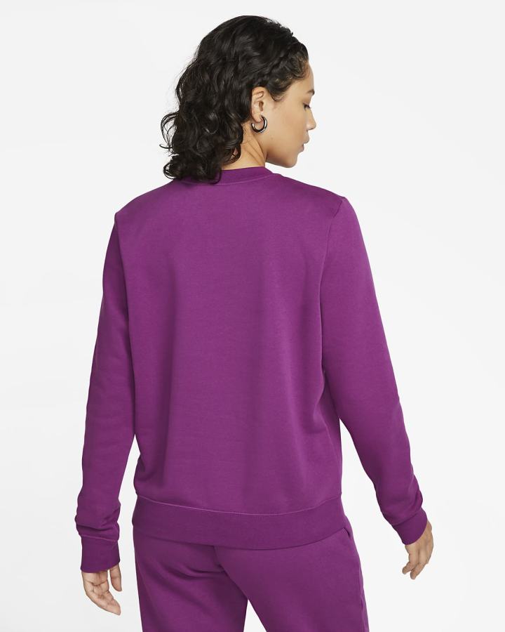 Sudaderas Nike Sportswear Club Fleece Crew-Neck Mujer Blancas | CGPIX-9345