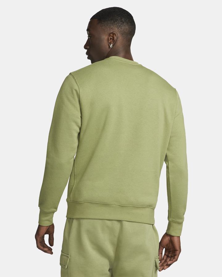 Sudaderas Nike Sportswear Club Fleece Crew Hombre Blancas | CNEZL-3914