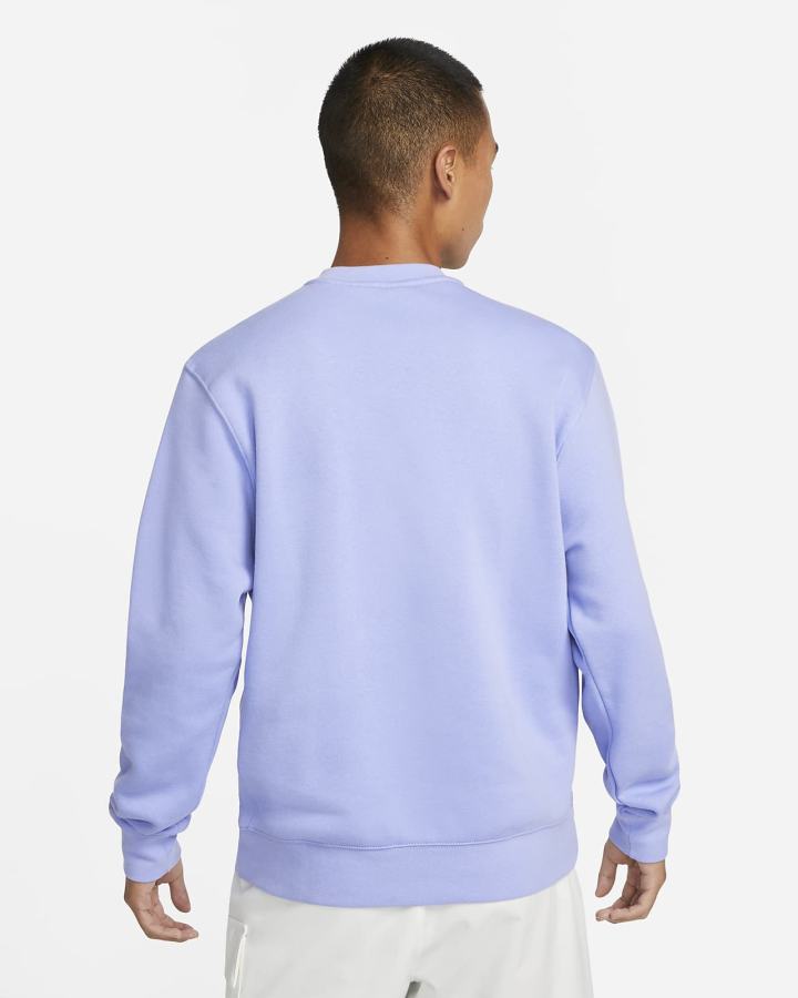 Sudaderas Nike Sportswear Club Fleece Crew Hombre Blancas | GYKOJ-6735
