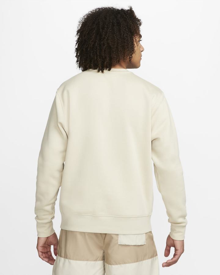 Sudaderas Nike Sportswear Club Fleece Crew Hombre Blancas | VCEBZ-6017