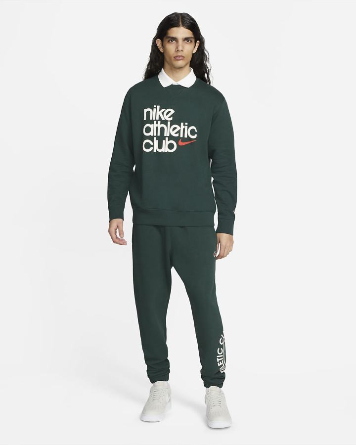 Sudaderas Nike Sportswear Club French Terry Hombre Verde | XENSW-6879