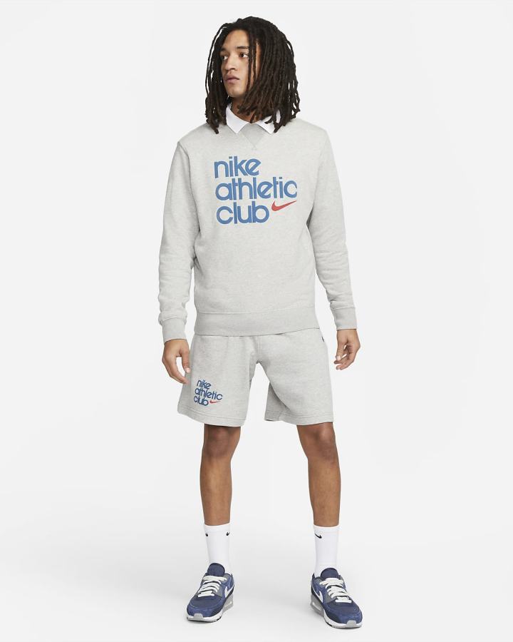 Sudaderas Nike Sportswear Club French Terry Hombre Gris Oscuro | YLGXH-9738