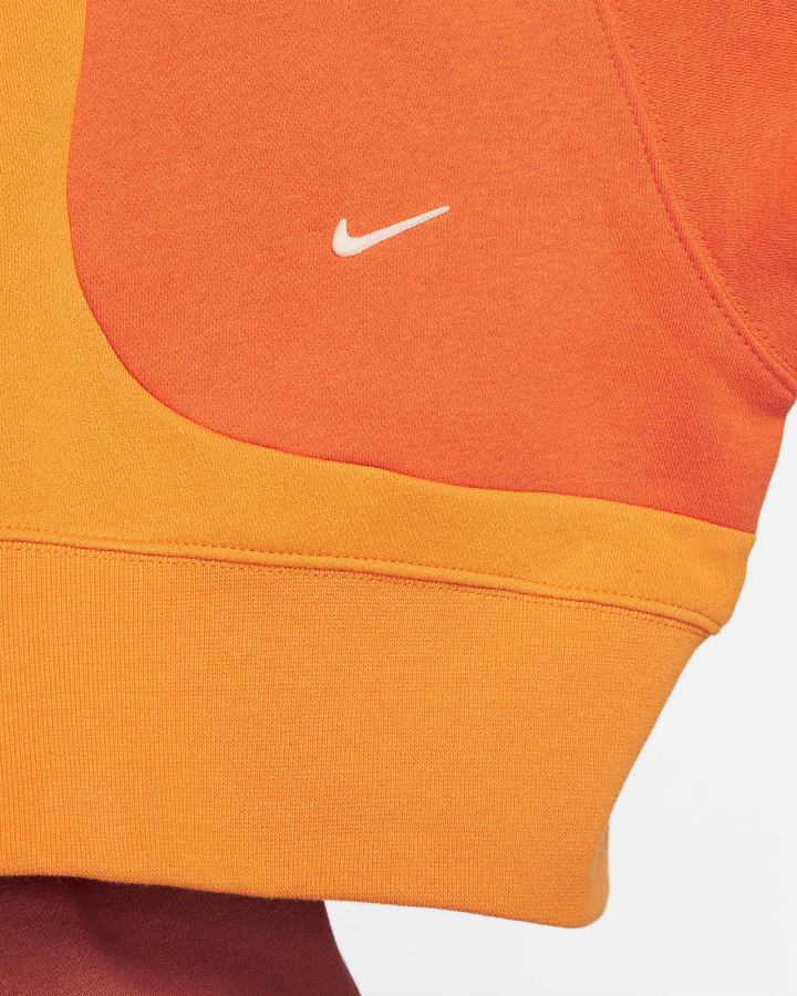 Sudaderas Nike Sportswear Color Clash Fleece Mujer Naranjas | SPKHN-0876