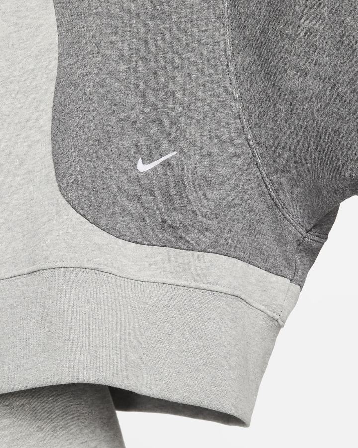 Sudaderas Nike Sportswear Color Clash Fleece Mujer Gris Gris Oscuro | WARNV-0518
