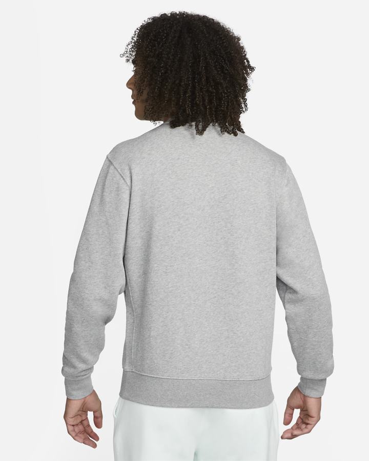 Sudaderas Nike Sportswear Fleece Crew Hombre Gris Oscuro | HCZOG-0689