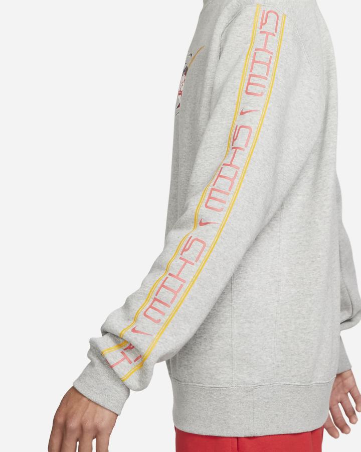 Sudaderas Nike Sportswear Fleece Crew Hombre Gris Oscuro | IDWMB-0214