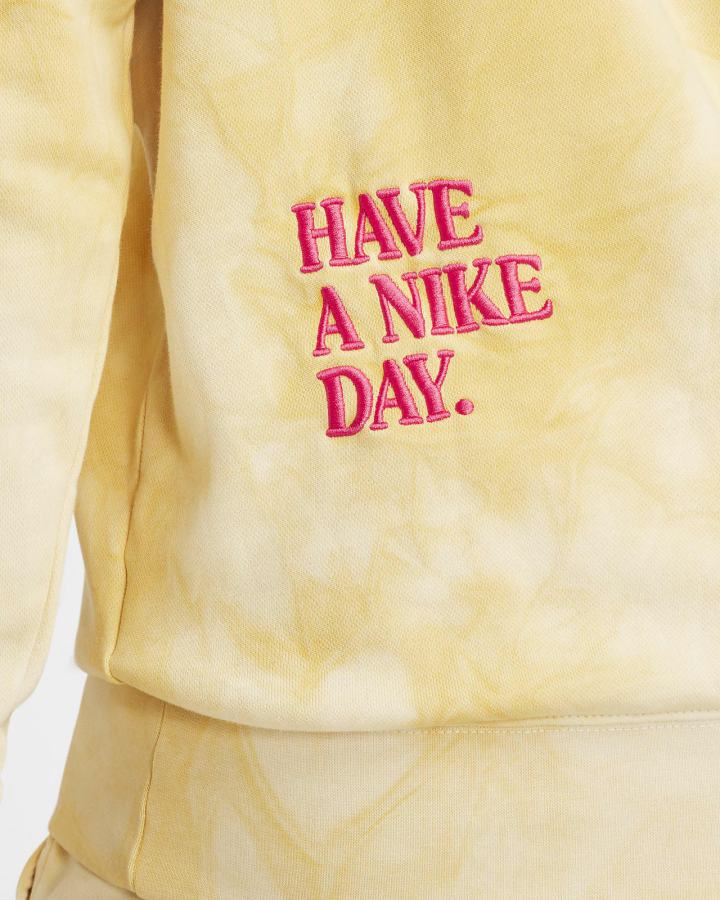 Sudaderas Nike Sportswear French Terry Crew Hombre Doradas Rosas | NUQYK-3541