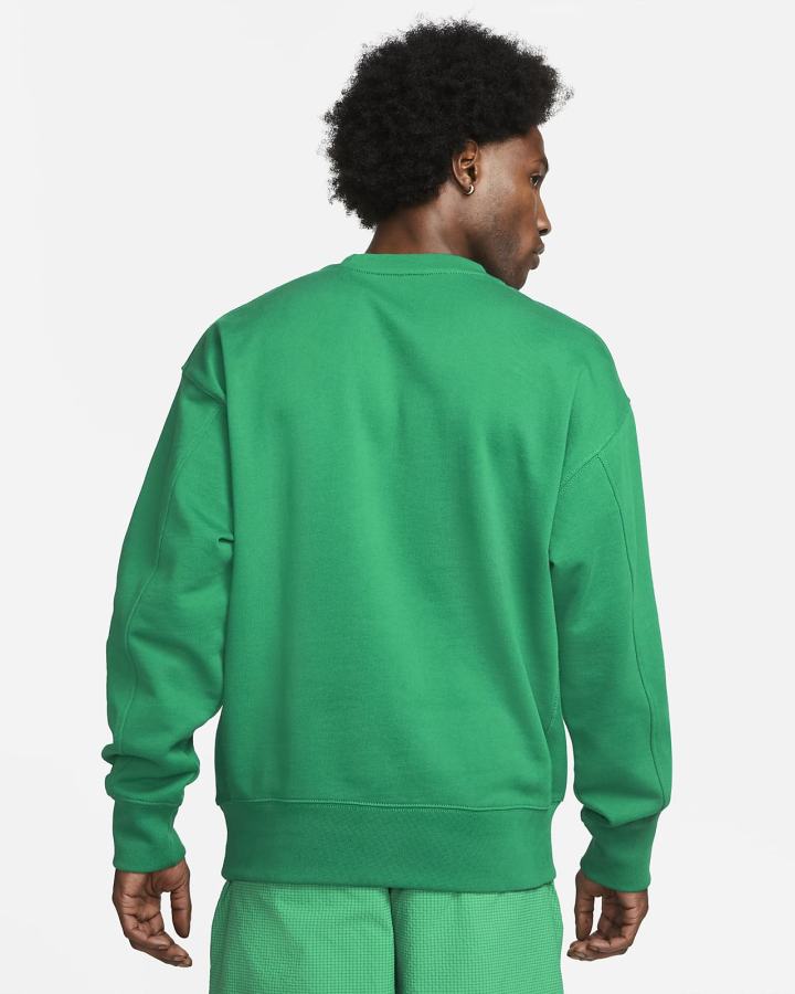 Sudaderas Nike Sportswear French Terry Crew Hombre Verde | RHSUG-5967
