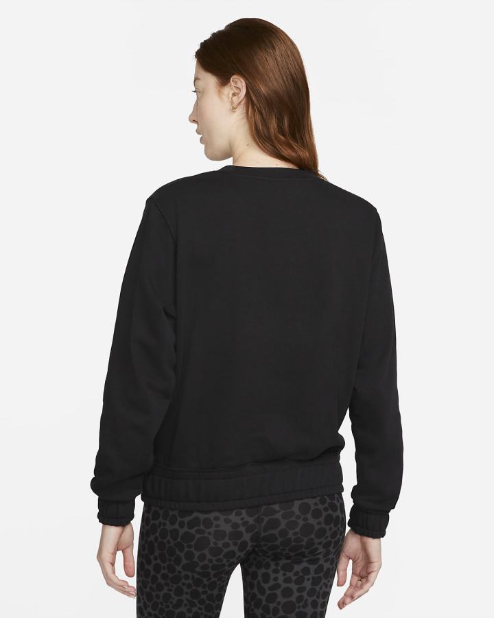 Sudaderas Nike Sportswear Icon Clash French Terry Top Mujer Negras Blancas | UTVMJ-9264