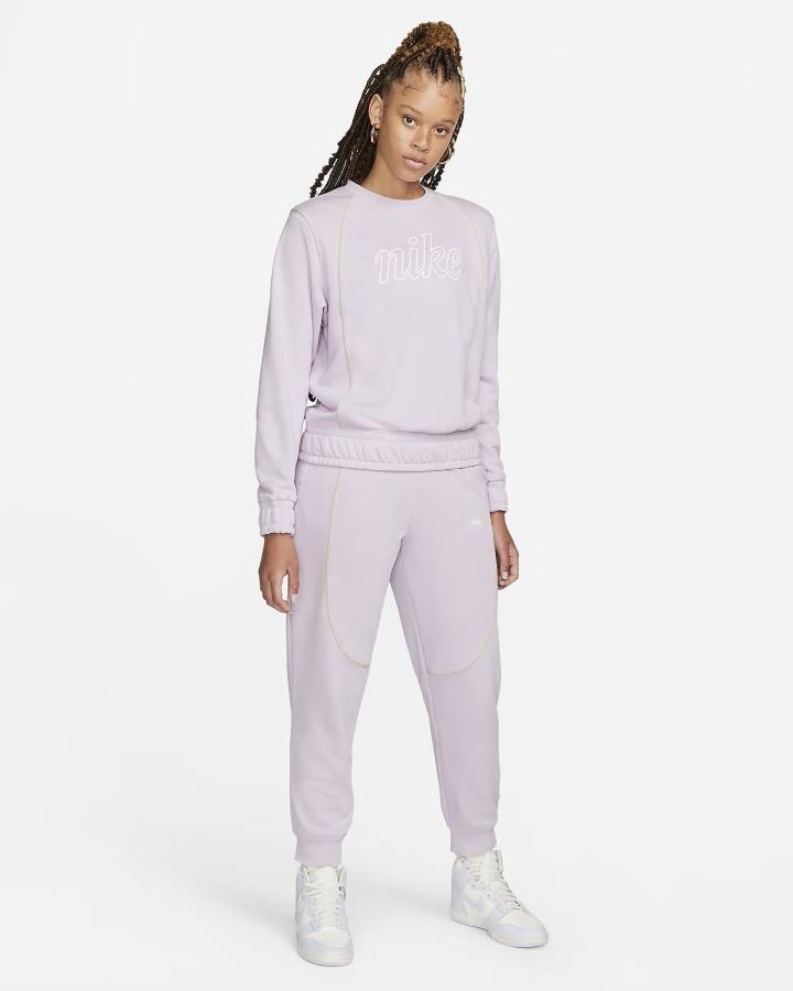 Sudaderas Nike Sportswear Icon Clash French Terry Top Mujer Verde Menta | XNIME-3514