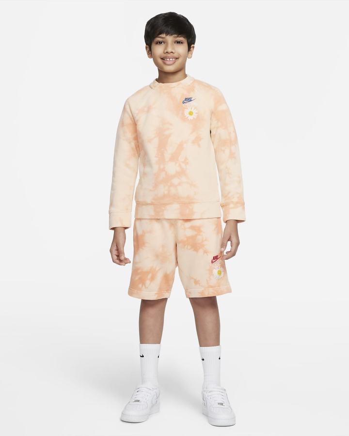 Sudaderas Nike Sportswear Kids French Terry Niño Rojas | SBYDZ-4017