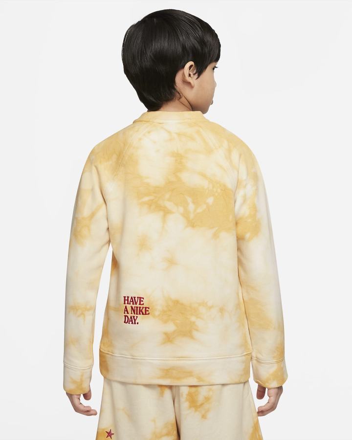 Sudaderas Nike Sportswear Kids French Terry Niño Doradas Rosas | SOXCL-2941