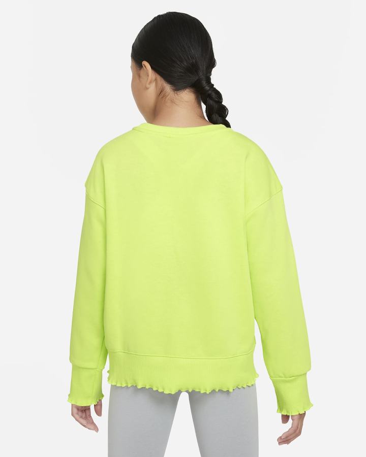 Sudaderas Nike Sportswear Kids Niña Limón Claro | BGJZU-0165