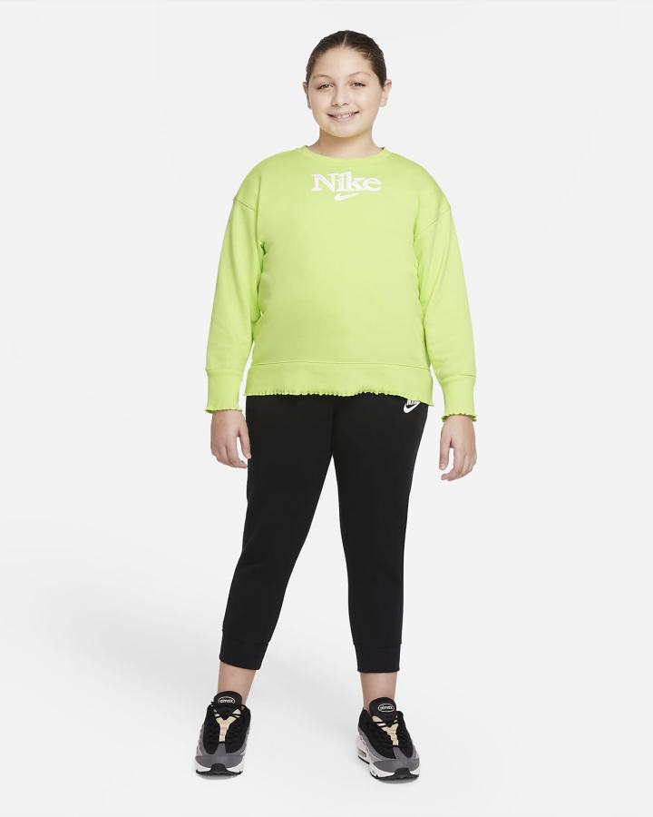 Sudaderas Nike Sportswear Kids Niña Limón Claro | SYIQD-6945