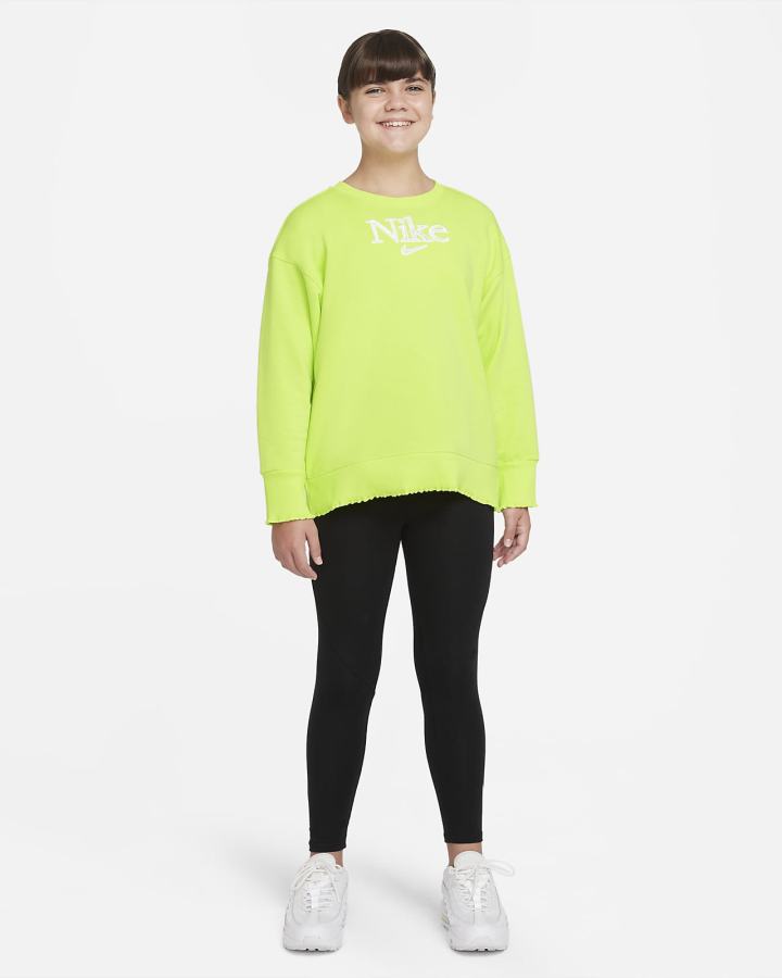 Sudaderas Nike Sportswear Kids Niña Limón Claro | SYIQD-6945