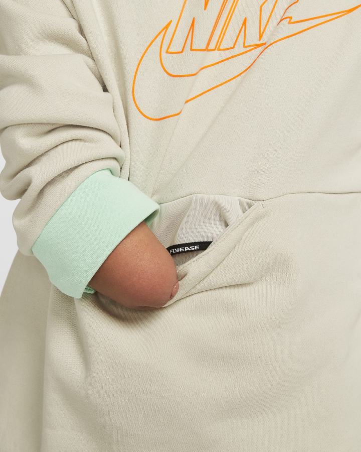 Sudaderas Nike Sportswear Kids Pack Kids French Terry Niño Beige Claro Naranjas | QKEXU-3561