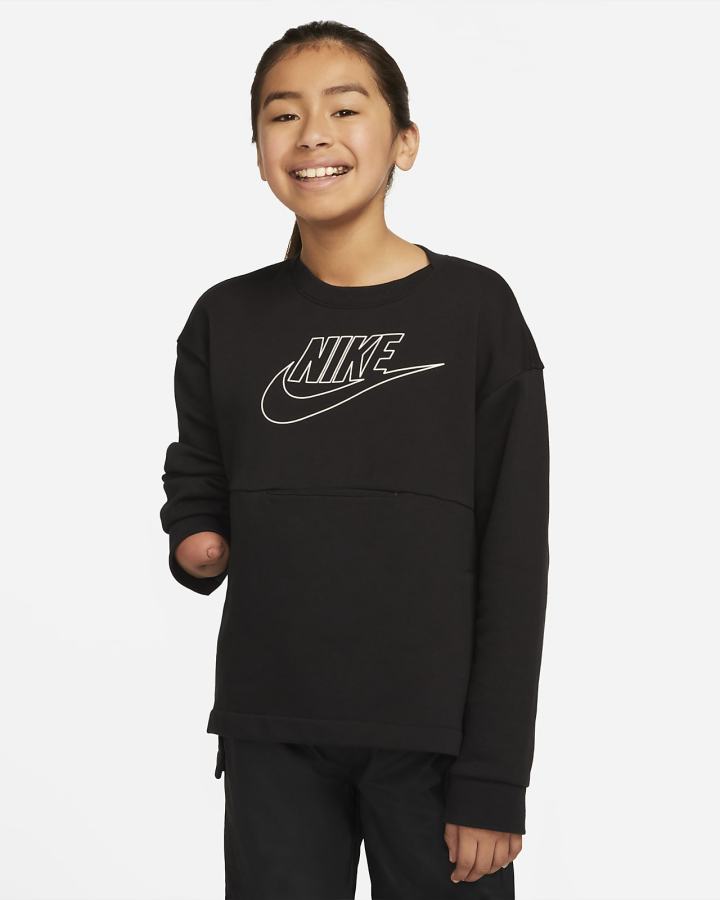 Sudaderas Nike Sportswear Kids Pack Kids French Terry Niño Negras Blancas | YOVNR-6201