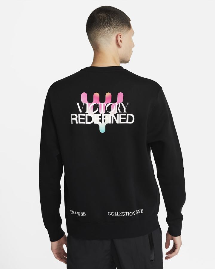 Sudaderas Nike Sportswear Megan Rapinoe Fleece Crew Hombre Negras | WSVOZ-6251